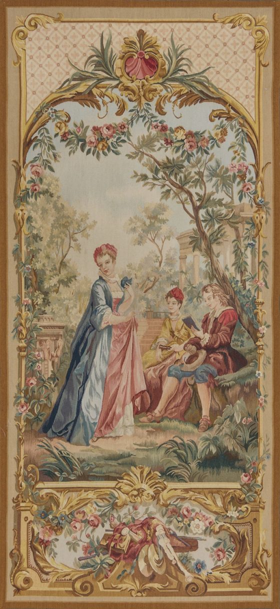 Ковёр ручной работы (Китай), шерсть FINE TAPESTRY 18/22 (RENAISSANCE)  - 97x216x2 (FIN18/22_R_2158-C)