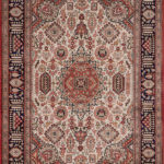 Ковёр ручной работы (Иран), шёлк QOM (MOURO INTERTRADE)  - 79x116x3 (QOM_IR_801-3374/S-IR)