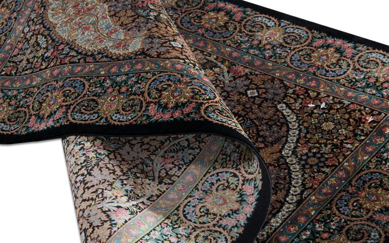Ковёр ручной работы (Иран), шёлк QOM (MOURO INTERTRADE)