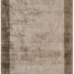Ковёр ручной набивки (Индия), арт-шёлк BLADE BORDER RUG (ASIATIC(London))  - 240x300x8 (BLAB_RN_CHOCO_MOCHA)