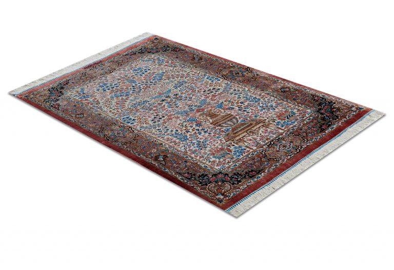 Ковёр ручной работы (Иран), шёлк QOM (MOURO INTERTRADE)