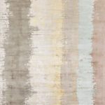 Ковёр ручной набивки (Индия), арт-шёлк OCEAN (TULSI)  - 250x300x10 (OCE_RN_BLU-GREY)