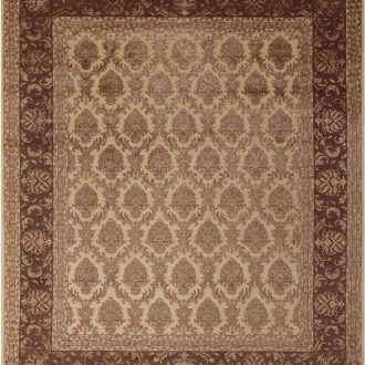 Ковёр ручной работы (Индия), шерсть KING OF AGRA (RAJPUT CARPETS)  - 200x297x8 (RAJ14_R_RO131-CRE-COF2)