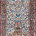 Ковёр ручной работы (Иран), шёлк QOM (MOURO INTERTRADE)  - 75x115x3 (QOM_IR_12-620/S-IR)