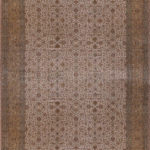 Ковёр ручной работы (Индия), шёлк KASHMIR SILK 24Х24 (MIRZA SONS)  - 367x493x3 (WC 2009 CREAM_KAS24XXL-2.6/R/2280-3-890-24_M219)