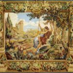 Ковёр ручной работы (Китай), шерсть FINE TAPESTRY 18/22 (RENAISSANCE)  - 157x183x (FIN18/22_R_2200-B)