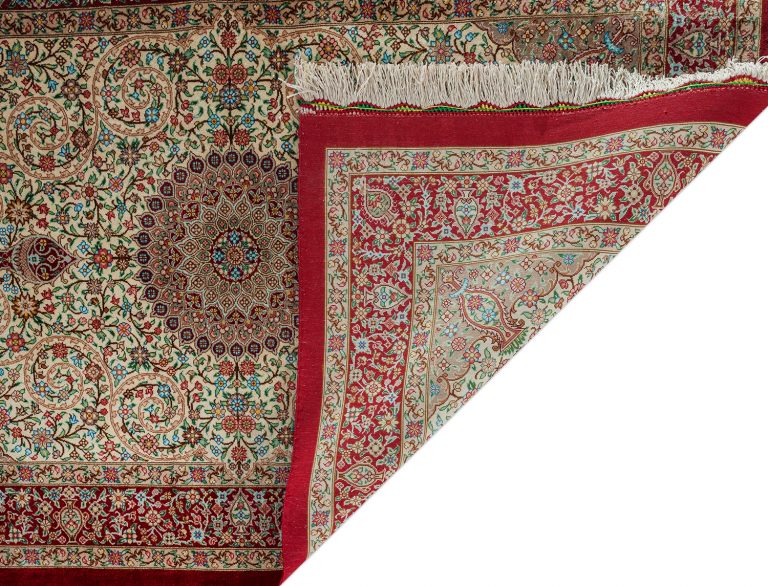 Ковёр ручной работы (Иран), шёлк QOM (MOURO INTERTRADE)