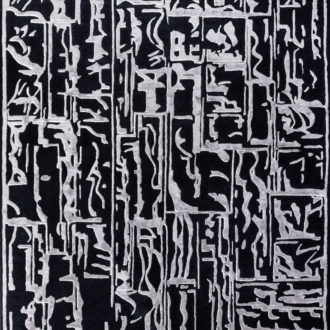 Ковёр ручной набивки (Индия), шерсть Art de Vivre by DETALI (TULSI) - 200x300x10 (ADVD_RN_design Elena Lushkina «RELIEF-5»)