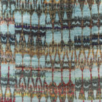 Ковёр ручной работы (Индия), бамбуковый шёлк SILK IKAT (ASHOKA CREATIONS)  - 180x276x6 (P37-GRY-MIX_SIL/16R/2,0*3,0/670-830-890-269919)