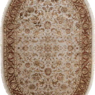 Ковёр ручной работы (Индия), шерсть PLATINUM (MOURO INTERTRADE)  - 165x239x10 (PLAT_R_AK1112-IVR-RUS(Oval))