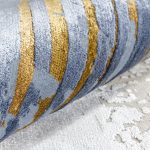 Индийский ковёр из шерсти и арт-шёлка — SAN FRANCISCO — GOLD-LINES-2-MLT
