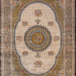 Ковёр из шёлка Иран MASTERPIECE QUM (Shahrokh)  - 202x301x5 (MAQU_M_008-23-MINA BEIGE)