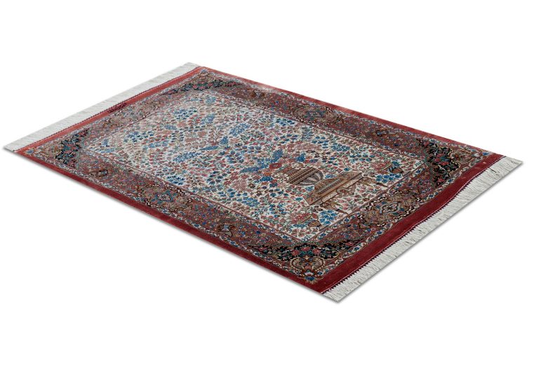 Ковёр ручной работы (Иран), шёлк QOM (MOURO INTERTRADE)