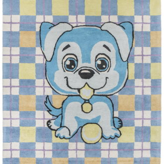 Индийский ковёр из хлопка - HAPPY DAY - HAP_RN_HX5-0L-BLU-GRN - 170 x 240