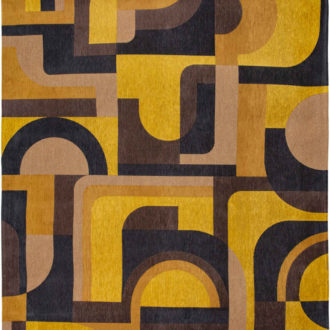 Ковёр из полиэфирного шёлка Бельгия NUANCE (LOUIS DE POORTERE)  - 200x280x (NUNC_M_9210-YELLOW MEYER)