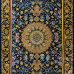 Ковёр ручной работы (Иран), шёлк QOM (MOURO INTERTRADE)  - 100x150x3 (QOM_IR_12-452/S-IR)