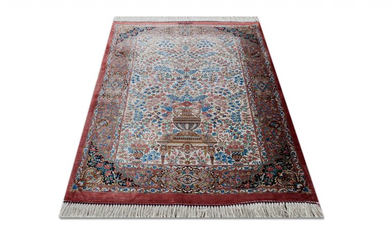 Ковёр ручной работы (Иран), шёлк QOM (MOURO INTERTRADE)