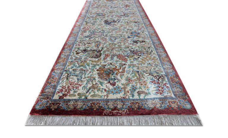 Ковёр ручной работы (Иран), шёлк QOM (MOURO INTERTRADE)