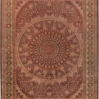 Ковёр ручной работы (Иран), шёлк QUM MM IR (MOURO INTERTRADE)  - 300x395x3 (QUM_IR_11-256-IR)