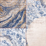 Ковёр ручной работы (Индия), арт-шёлк MARBLE T (TULSI)  - 241x303x8 (MRBL_R_MARBLE-LINES-5-COLOR-3)
