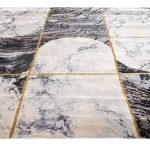 Индийский ковёр из арт-шёлка и шерсти — MARBLE T — MARBLE-LINES-6-COLOR-1