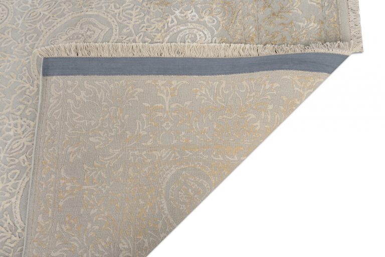 Индийский ковёр из шерсти и арт-шёлка — SILK PATINA