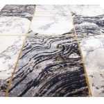 Индийский ковёр из арт-шёлка и шерсти — MARBLE T — MARBLE-LINES-6-COLOR-1