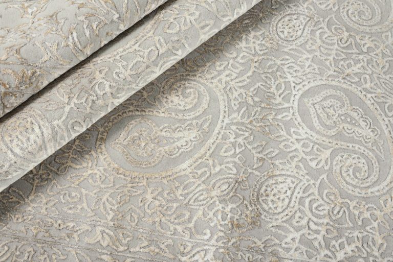 Индийский ковёр из шерсти и арт-шёлка — SILK PATINA