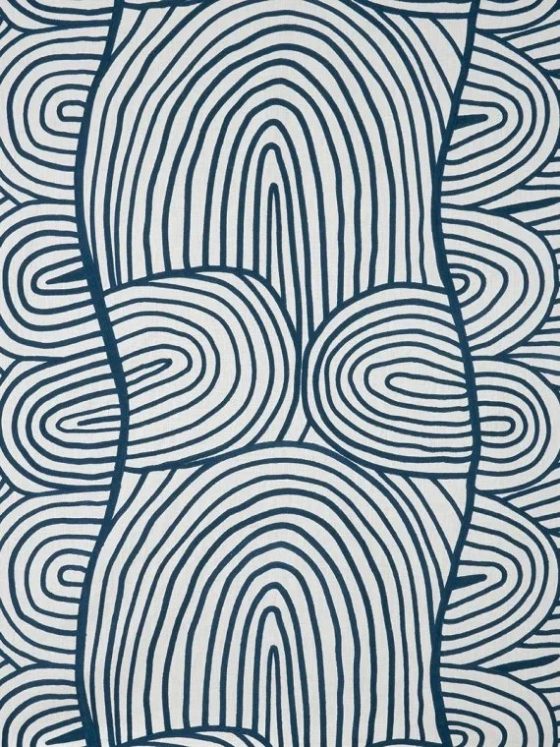 Ткань хлопок Pierre Frey Hojo Garden - Indigo