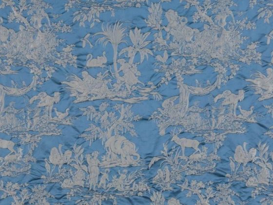 Ткань - Pierre Frey - Les quatre vents - B7544006 - Bleu Faience