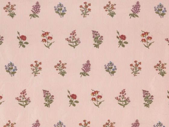 Ткань - Pierre Frey - Herbier - broderie - B7564001 - Vieux Rose
