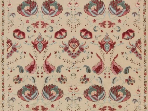 Ткань - Pierre Frey - Pondichery - broderie - B7574001 - Multicolore