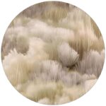 Ковёр - Beetle Dunes Round flax - MOOOI - 250 x 250