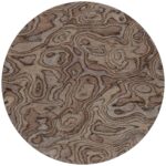 Ковёр - Beetle Grain Round Almond - MOOOI - 250 x 250