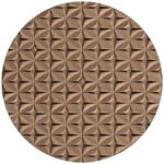 Ковёр - Clover Tile Round Biscuit - MOOOI - 350 x 350