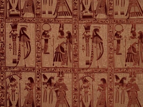 Ткань - Pierre Frey - Amenhotep - F3654002 - Terrecuite