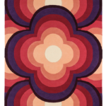 Ковёр - Toulemonde Bochart - Flower Power Fushia - 250 x 350