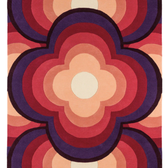 Ковёр - Toulemonde Bochart - Flower Power Fushia - 250 x 350
