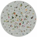 Ковёр — Garden of Eden round grey — MOOOI