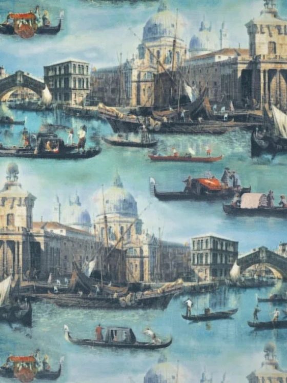 Ткань - Pierre Frey - Venezia - I6626001 - Acqua E Cielo