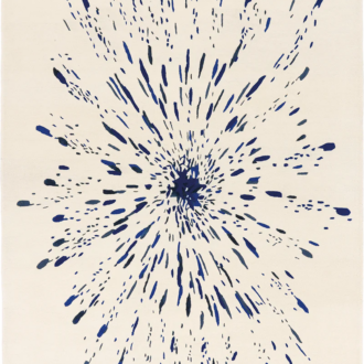 Ковёр - Toulemonde Bochart - Paint Blanc Bleu - 250 x 350