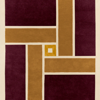 Ковёр - Toulemonde Bochart - Vintage Bordeaux - 230 x 230