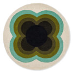 Ковёр Sunflower Olive 060007 - Orla Kiely - 150 x 150