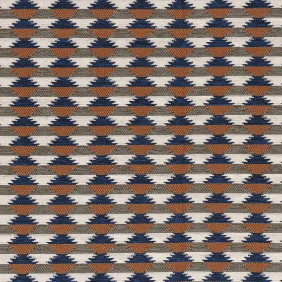 Ткань Moki - Bleu orange brule - Casamance - 47370328