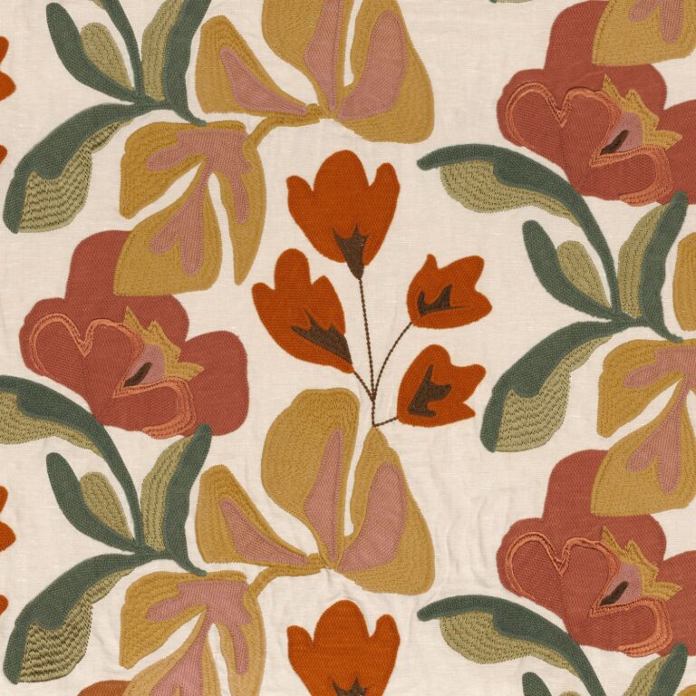 Ткань Ayana — Kaki terracotta — Casamance — 41350278