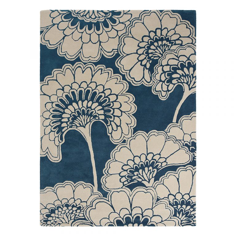 Ковёр Japanese Floral Midnight 039708 — Florence Broadhurst