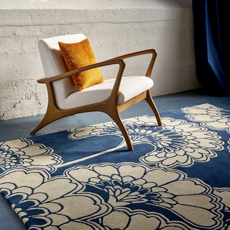 Ковёр Japanese Floral Midnight 039708 — Florence Broadhurst