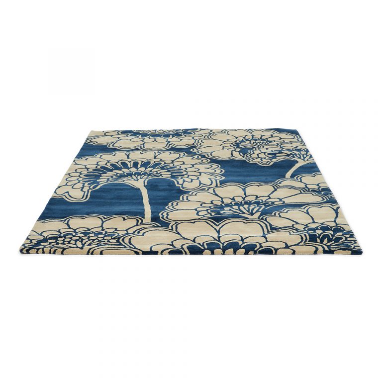 Ковёр Japanese Floral Midnight 039708 — Florence Broadhurst