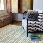 Ковёр Tortoiseshell Stripe Jade 039808 — Florence Broadhurst