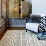 Ковёр Tortoiseshell Stripe Jade 039808 — Florence Broadhurst
